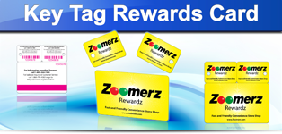key tag reward card