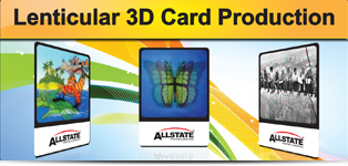 lenticular 3D card production