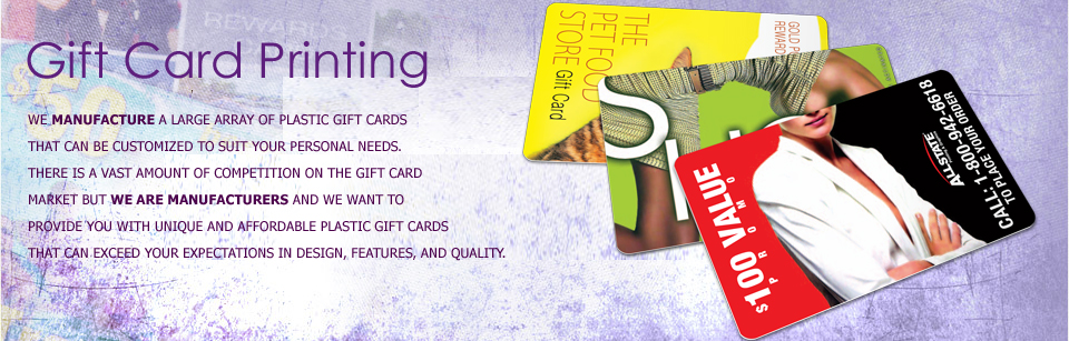 Gift Card Printing